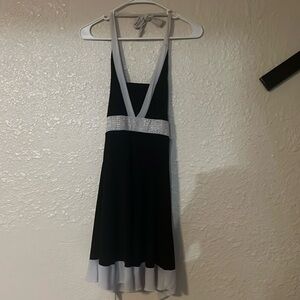 Black and white dress